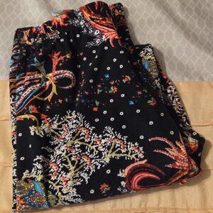 WinWin Buttery Soft Leggings Colorful Paisley Print Pattern Size S-L